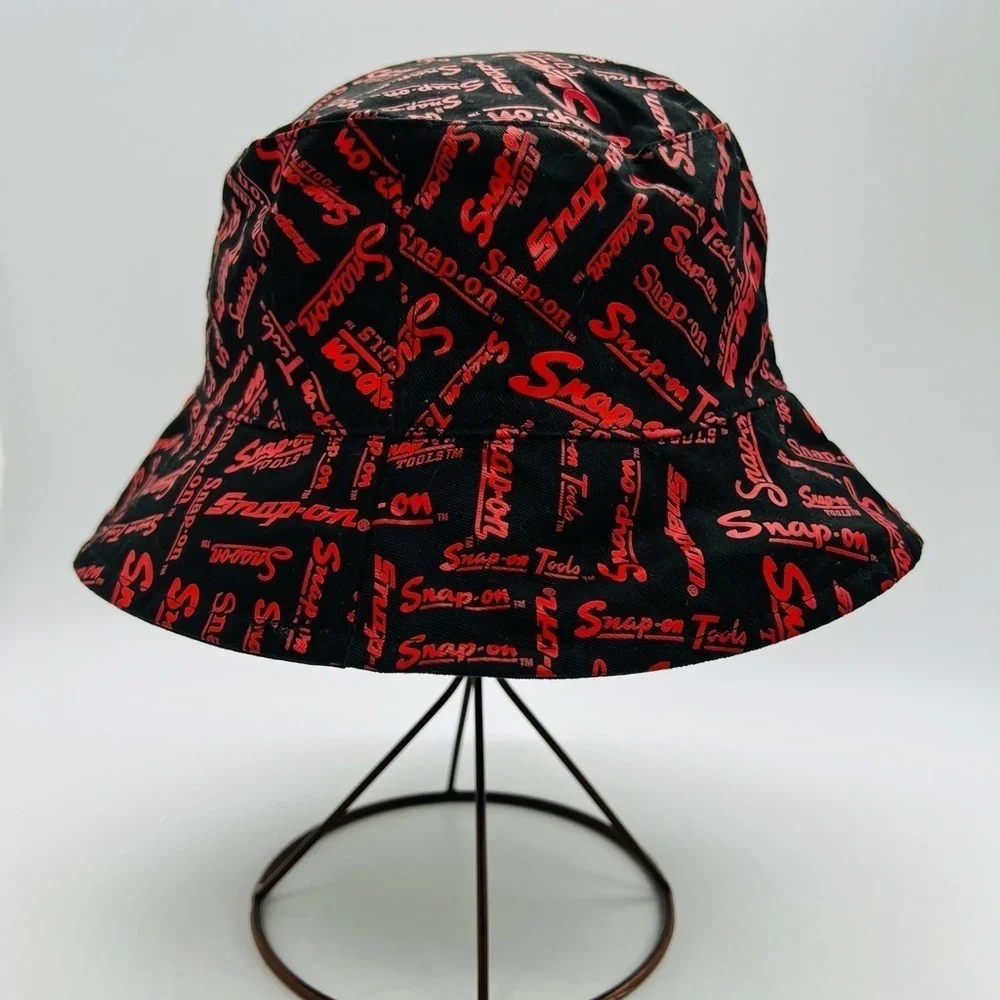 Snap On Tools Black and Red Logo Bucket Hat New Without Tags